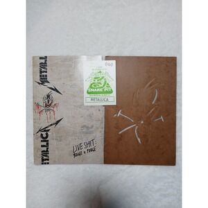 Metallica Live Ship Binge & Purge Book +1991/1992 ON STAGE SNAKE PIT PASS Numbed